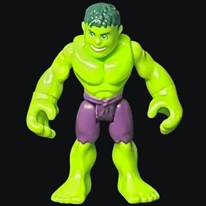 2012 Hasbro Marvel Playskool Mini Hulk Super Heroes Adventures PVC Actio…